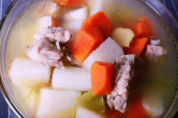 山药胡萝卜炖排骨