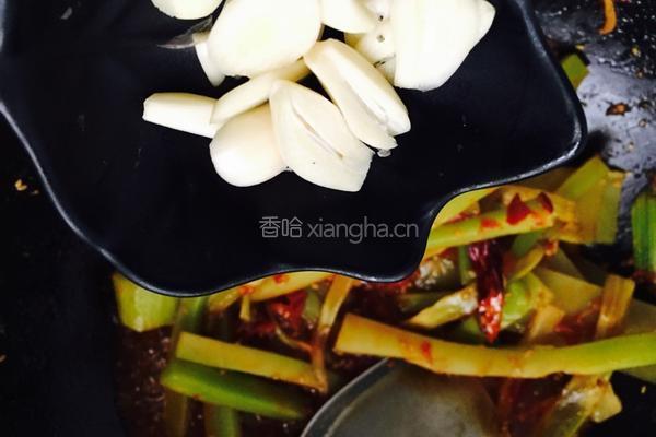 炒莴苣的做法图解10