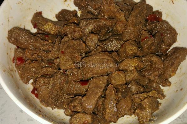 微波炉风干牛肉干的做法图解5
