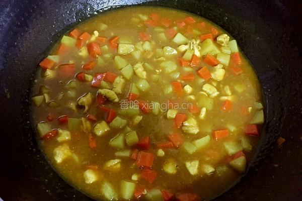 咖喱土豆鸡饭的做法图解7