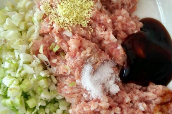 肉塞茄子的做法图解2