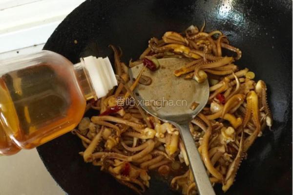 炒鱿鱼须的做法图解9