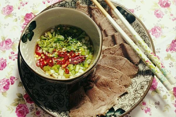 凉拌牛肉的做法图解6
