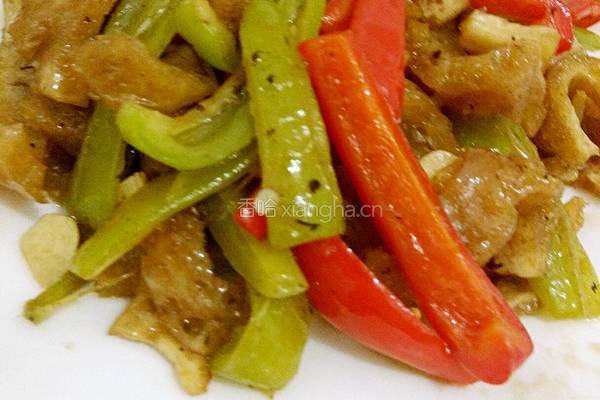 虎皮椒炒肉皮的做法图解7