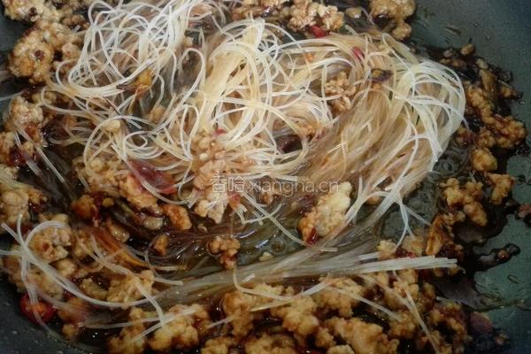 肉末粉条蚂蚁上树的做法图解7