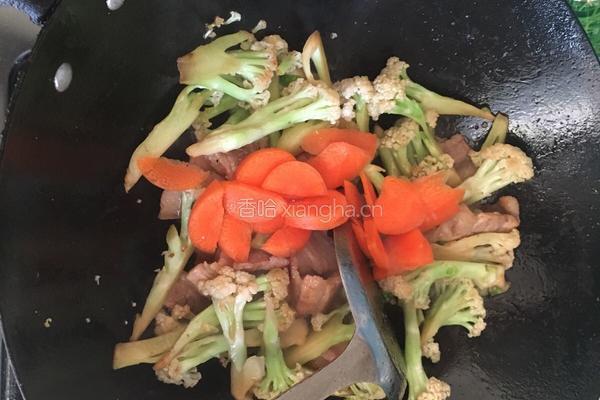 干煸菜花五花肉的做法图解7