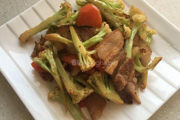 干煸菜花五花肉的做法图解9
