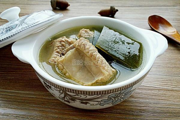 排骨炖海带的做法图解7