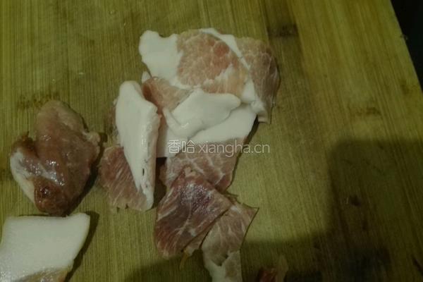 青扁豆小炒肉的做法图解3