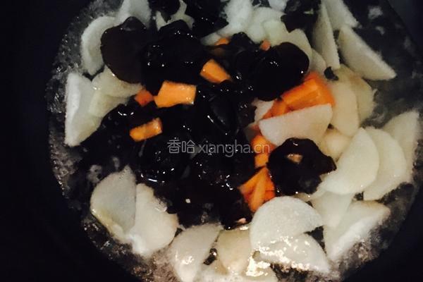 木耳山药的做法图解4