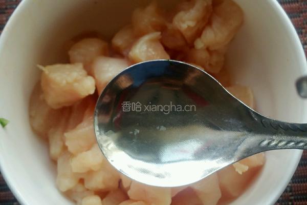 菠萝玉米鸡丁炒饭的做法图解3