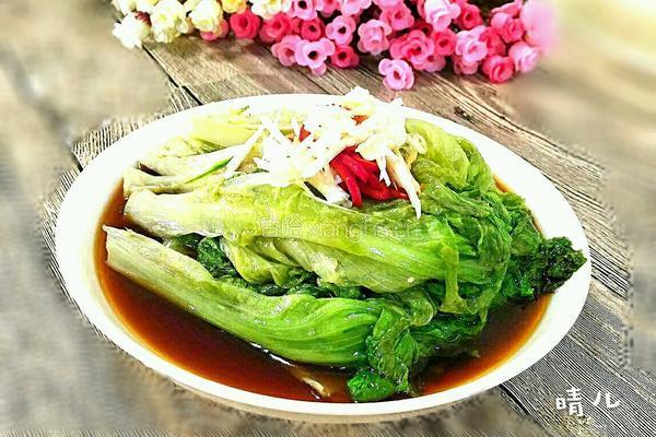 蒜茸蚝油炝生菜的做法图解9