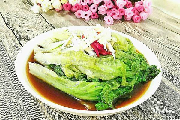 蒜茸蚝油炝生菜的做法图解10