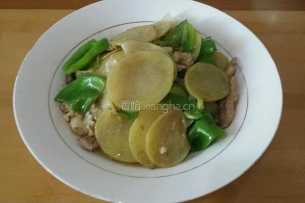 大辣椒炒土豆片的做法图解12