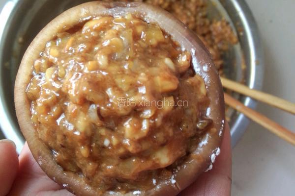 香菇塞肉的做法图解6