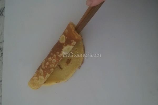 平底锅脆皮蛋卷的做法图解5