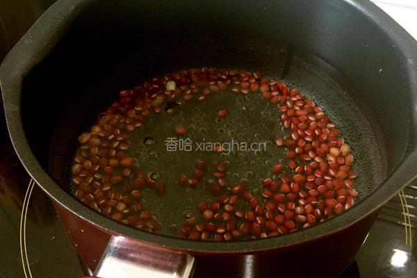 牛奶燕麦红豆粥的做法图解3