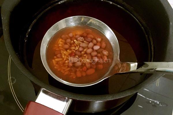 牛奶燕麦红豆粥的做法图解5