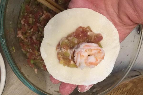 虾仁饺子的做法图解7
