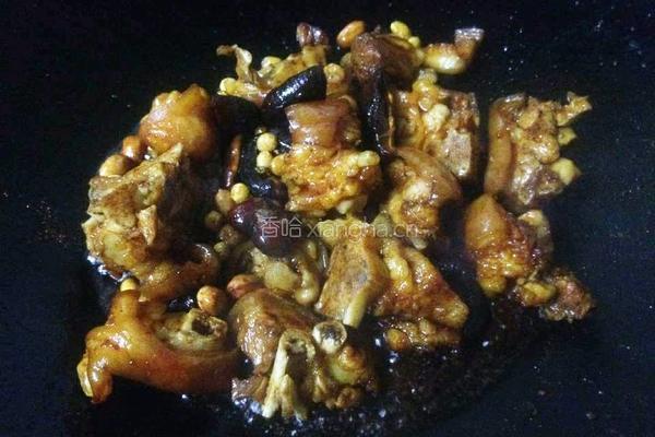 花生黄豆炖猪蹄的做法图解10