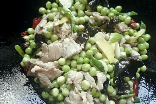 豌豆小炒肉的做法图解6