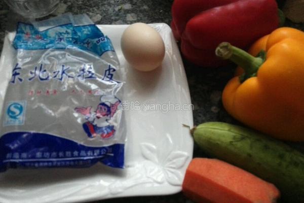 五彩大拉皮的做法图解1