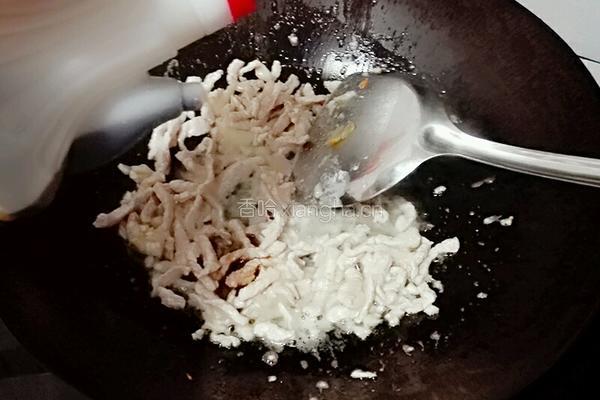 肉丝炒芹菜的做法图解3