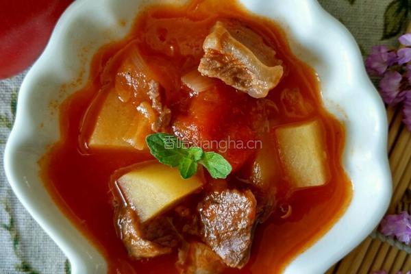 番茄牛肉炖土豆的做法图解10