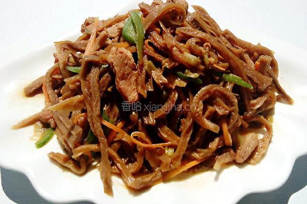 肉炒萝卜干的做法图解14