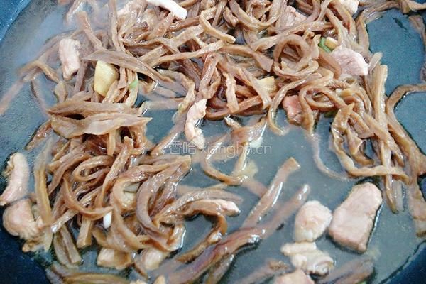 肉炒萝卜干的做法图解10