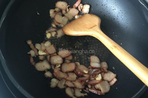 腊肉卷心菜的做法图解6