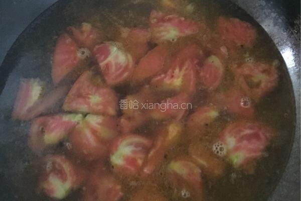 西红柿肉末鸡蛋汤的做法图解2