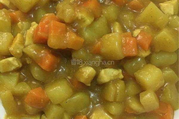 咖喱土豆鸡块
