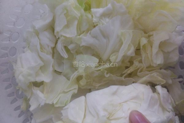炝莲白的做法图解2