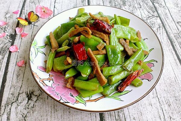 肉炒芸豆的做法图解6
