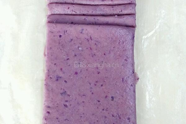 紫薯饼干棒的做法图解3
