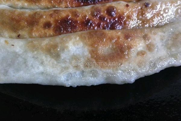 韭菜猪肉开口锅贴的做法图解9