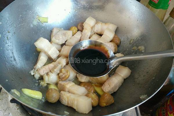栗子红烧肉的做法图解8