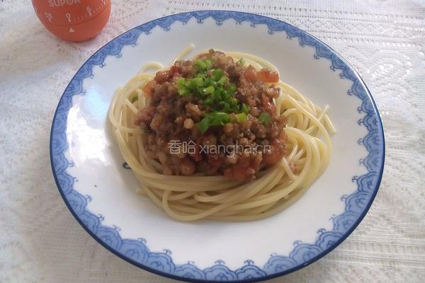 肉酱意面的做法图解7