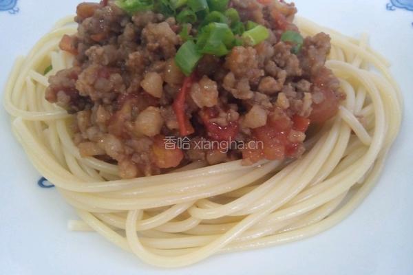 肉酱意面的做法图解8