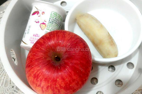 苹果香蕉酸奶奶昔的做法图解1