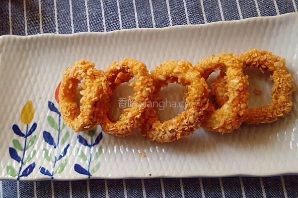 酥炸鱿鱼圈的做法图解14