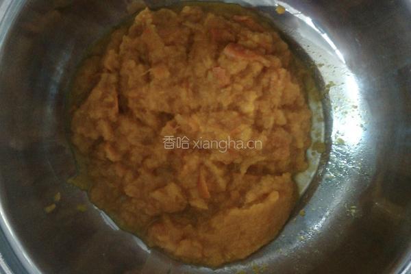 南瓜芝麻饼的做法图解1