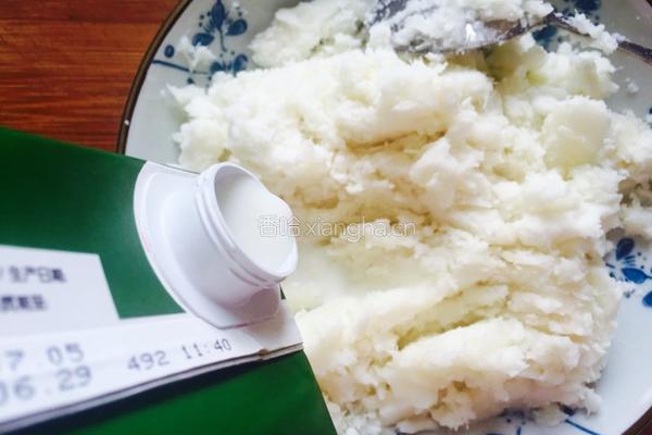 蓝莓果酱山药泥的做法图解4