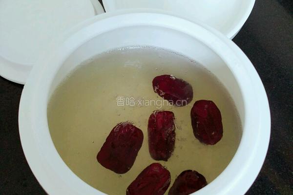 红枣冰糖炖燕窝的做法图解7