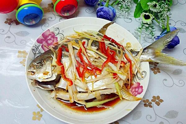 清蒸金鲳鱼的做法图解8