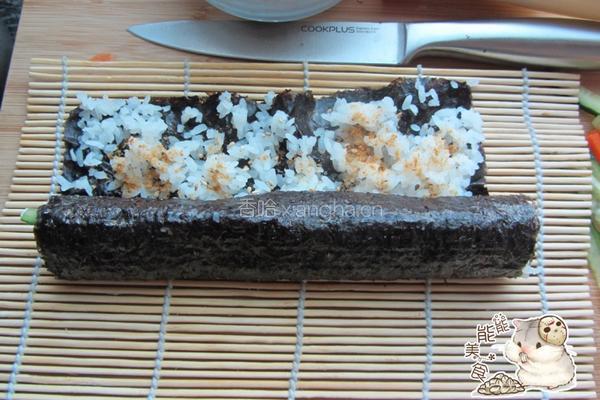 快手版紫菜包饭的做法图解9