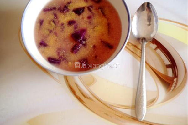 紫薯小米粥的做法图解5