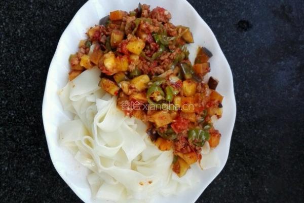 茄丁打卤面的做法图解11