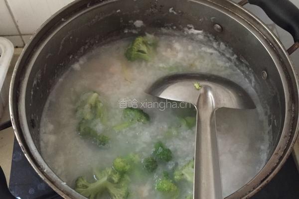 鲍鱼鲜虾粥的做法图解6